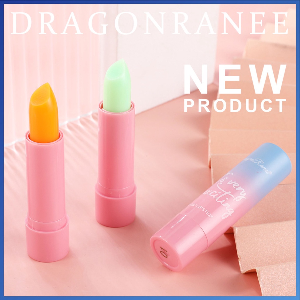 DRAGON RANEE Magic Lipstick Thermotropic Lipstik Fruit Lipbalm Melembabkan 4 Warna DR002