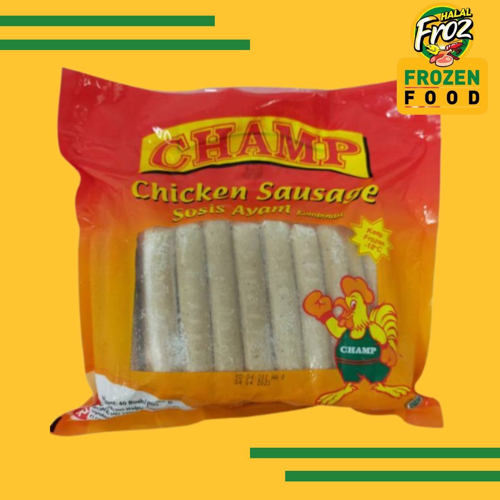 

Champ Sosis Ayam 1kg Instant Sameday Ready Musi