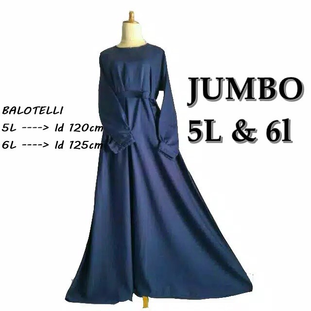 Terbaru ✨ Dress Syar'I Gamis Tali Remple Premium 5L & 6L Ekstra Jumbo Gamis Jumbo Gamis Gamis Modern