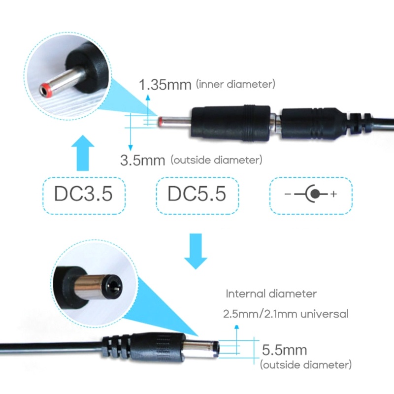 Btsg USB Ke DC9V 12V Power Boost-Line Adapter USB Ke Konektor Lubang Bulat 5.5mm 3.5mm