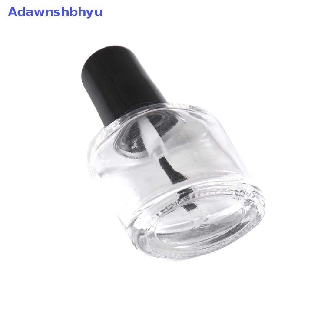 Adhyu 10/15ml Botol Kutek Kosong Kaca Bening Dengan brush refillable manicure tool ID