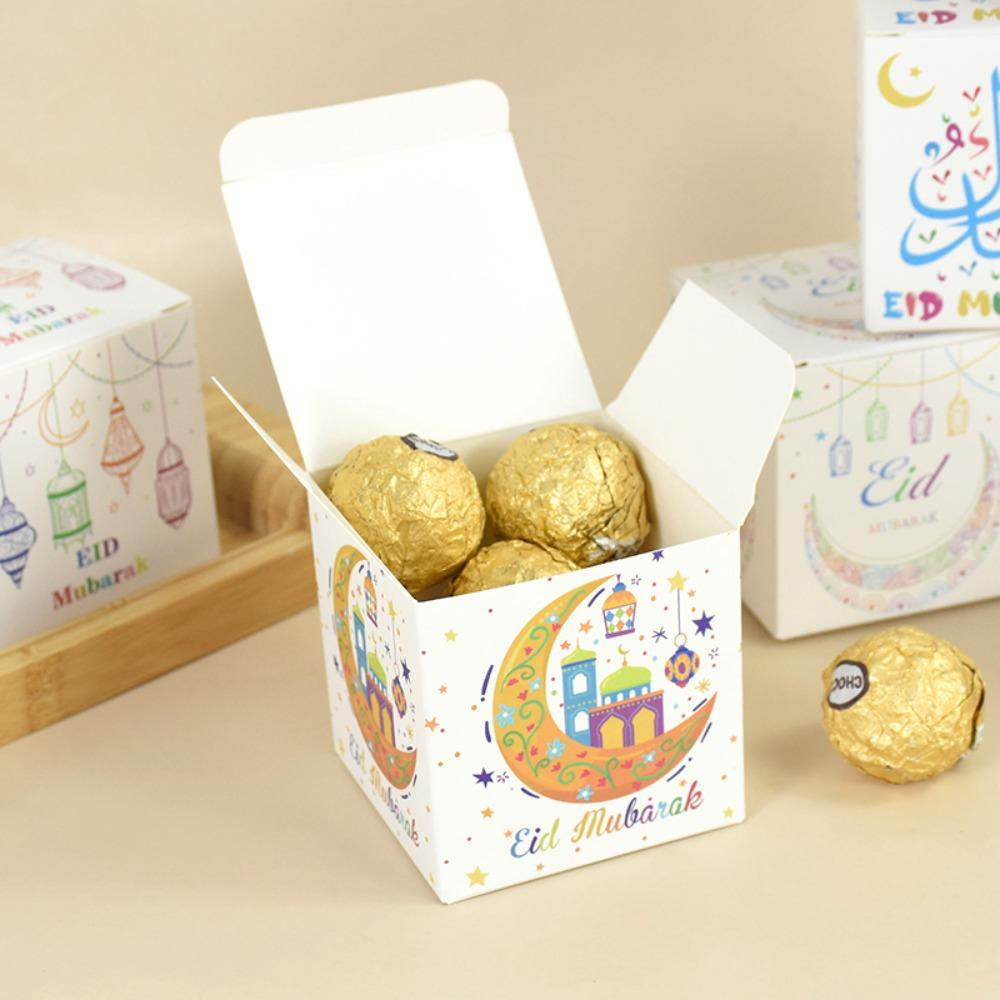 Lanfy Candy Box Bulan Bintang Eid Mubarak Ramadan Kotak Kemasan