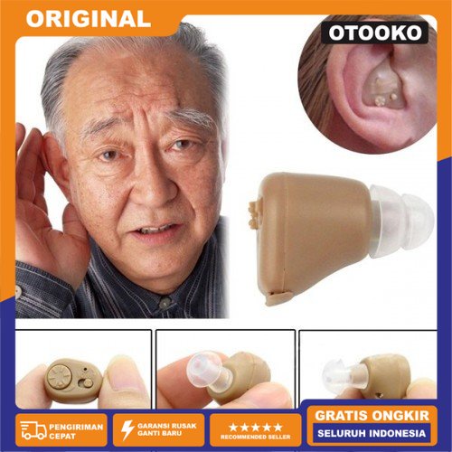 Alat Bantu Dengar Telinga Kuping Pengeras Suara Hearing Aid AXON  K-80