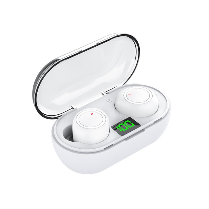 CINSEER Earphone Bluetooth True Wireless Y60 HI-FI TWS STREOWIRELESS - Putih
