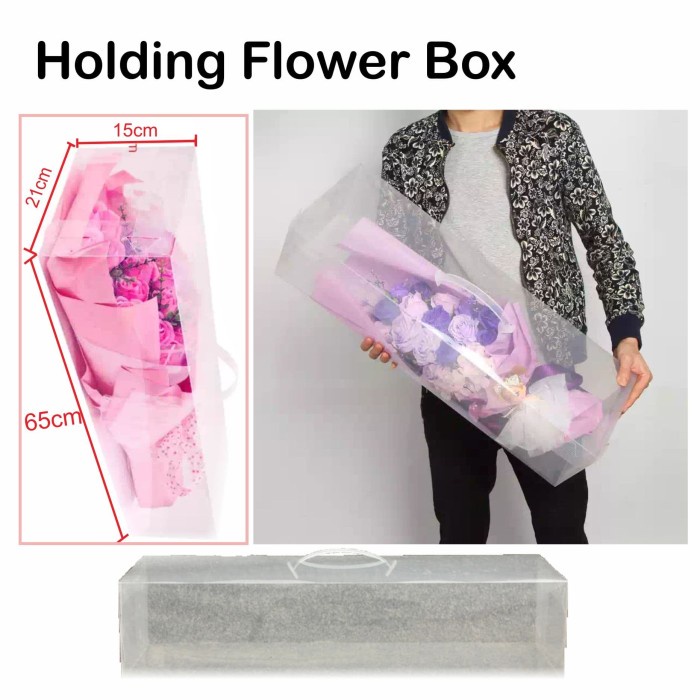 

⭐BISA COD⭐ Holding Flower Box – Perlengkapan Florist – Bunga – Box