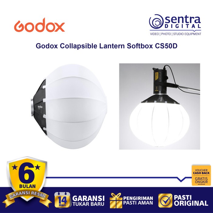 Godox CS-50D | CS50D Collapsible Lantern Softbox (50cm)