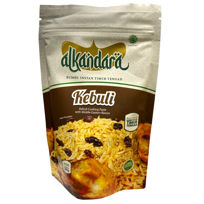 

[Ready Stock]cod BUMBU NASI KEBULI INSTAN - 200 gram