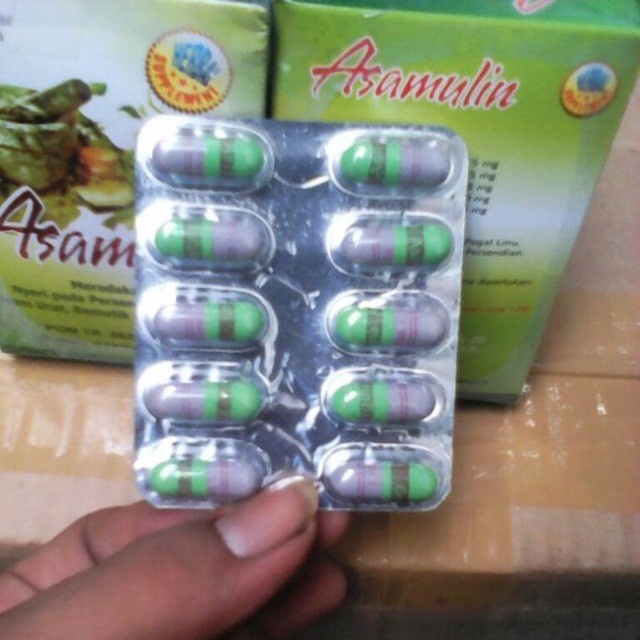 

ORIGINAL KAPSUL ASAMULIN / OBAT ASAM URAT,PEGALINU DLL ASLI ASLI
