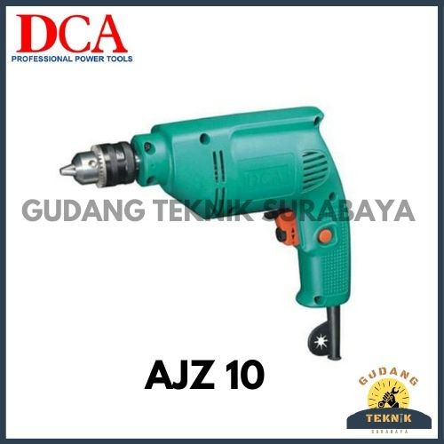 DCA AJZ10A Mesin Bor Tangan 10mm / DRILL DRIVER AJZ 10A