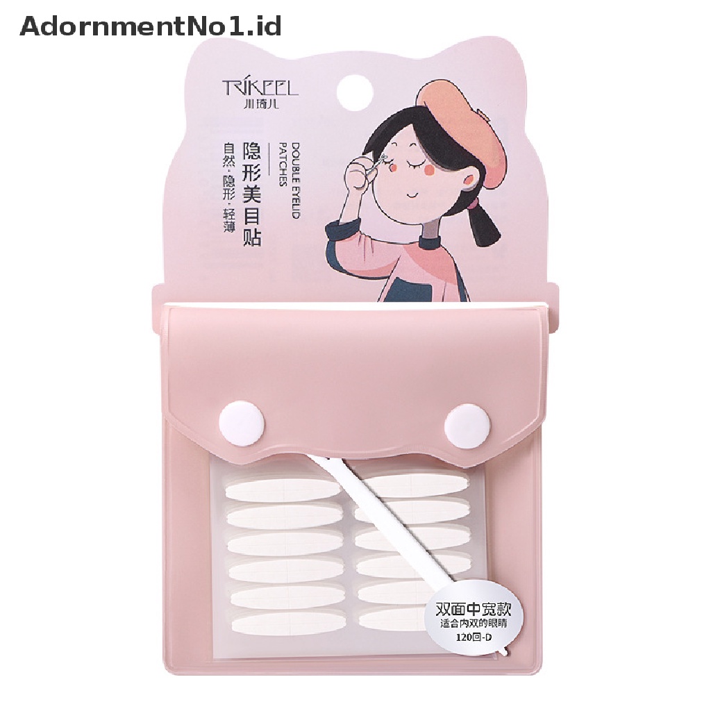 [AdornmentNo1] Double Eyelid Tape Perekat Tak Terlihat Strip Pengangkat Mata Makeup Stiker Renda [ID]