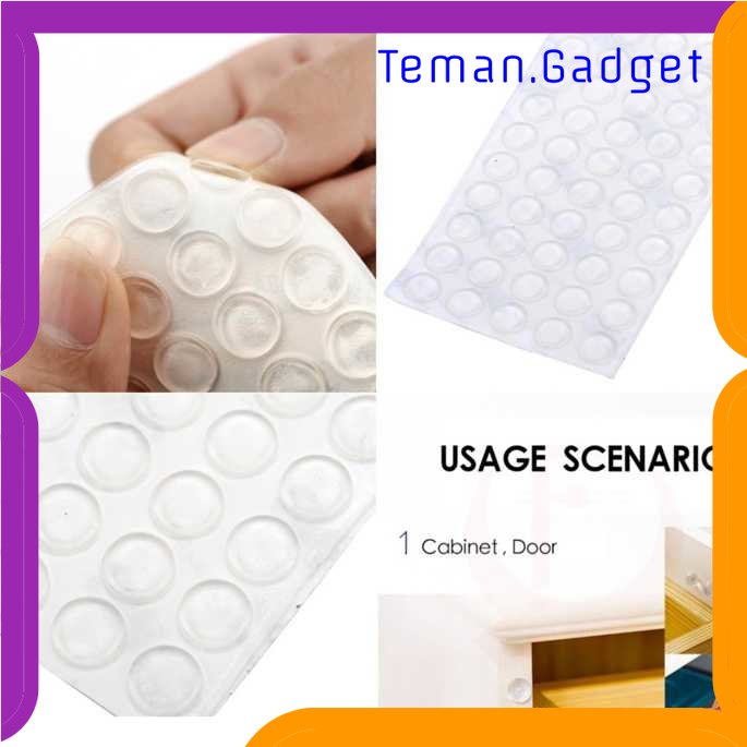 TG - ART NAIERDI Sticker Silikon Bumper Benturan Pintu Door Stopper 50PCS - FZL11