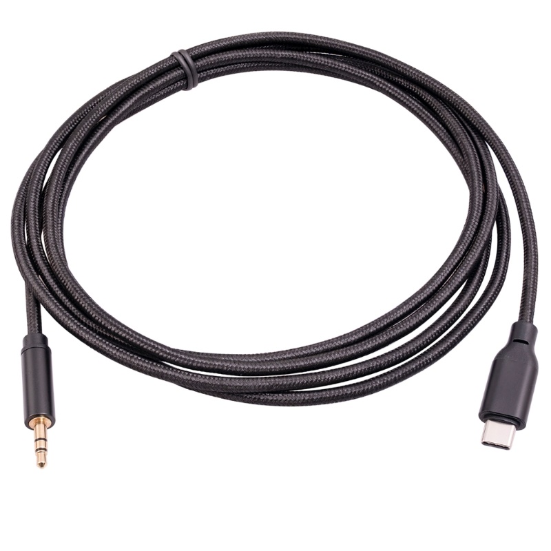 Vivi Kabel Aux Jack Multi Fungsi Type-C to 3.5mm Nylon Braided 3.5mm Aux Cord