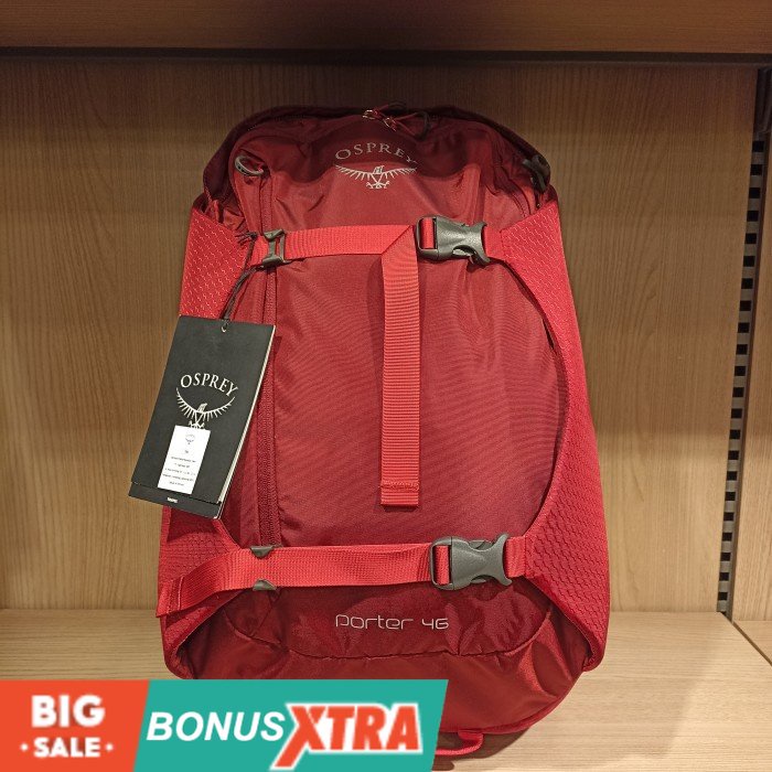 Tas Ransel Osprey PORTER 46 Travel Bag 94000 0493 Original Unisex