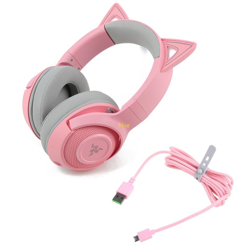 Bt Untuk Kraken BT Kitty Headset Gaming Headphone Kabel Stereo Cord