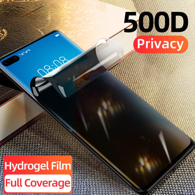 Film Hydrogel Anti Spy Full Lengkung Untuk Huawei Nova10 9 8 7 6 4 Pro Pelindung Layar Privasi Untuk Huawei nova 10 9 8 7 SE 10Z 4E 5T 7i Y90