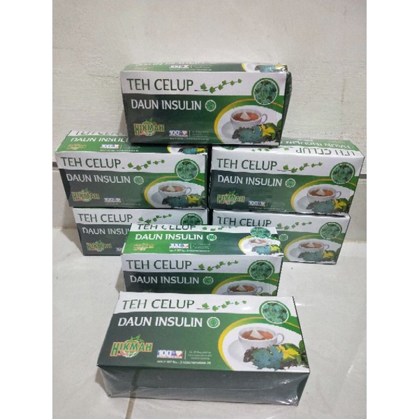 

Teh Herbal Celup Insulin Obat Diabetes Penurun Gula Darah - Teh Celup Daun Insulin