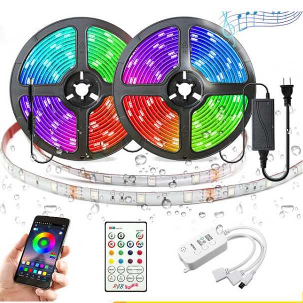 (BISA COD) FTIHSHP GOOLOOK Lampu LED Strip Flexible Smart App Music Mode RGB with Remote - GL3