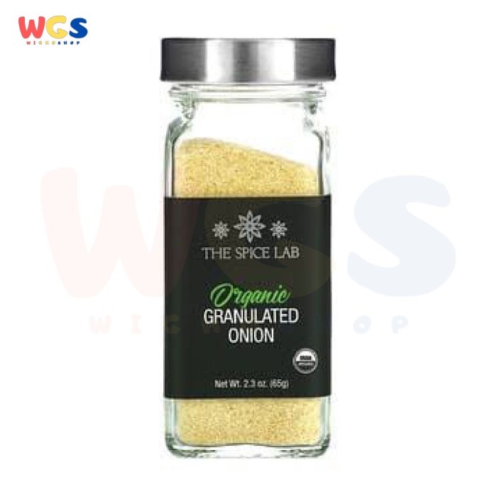 The Spice Lab Organic Granulated Onion USDA Organic 2.3oz 65g