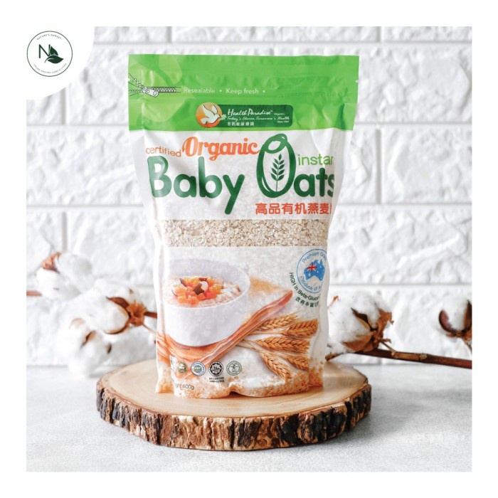 

[Ready Stock]bisa COD Health Paradise Organic Baby Oats Instant 500gr