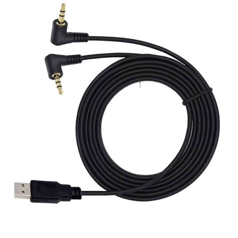 Zzz Jack AUX 35mm Male to Usb2 0kabel Charge Male Ke Kabel Adaptor USB