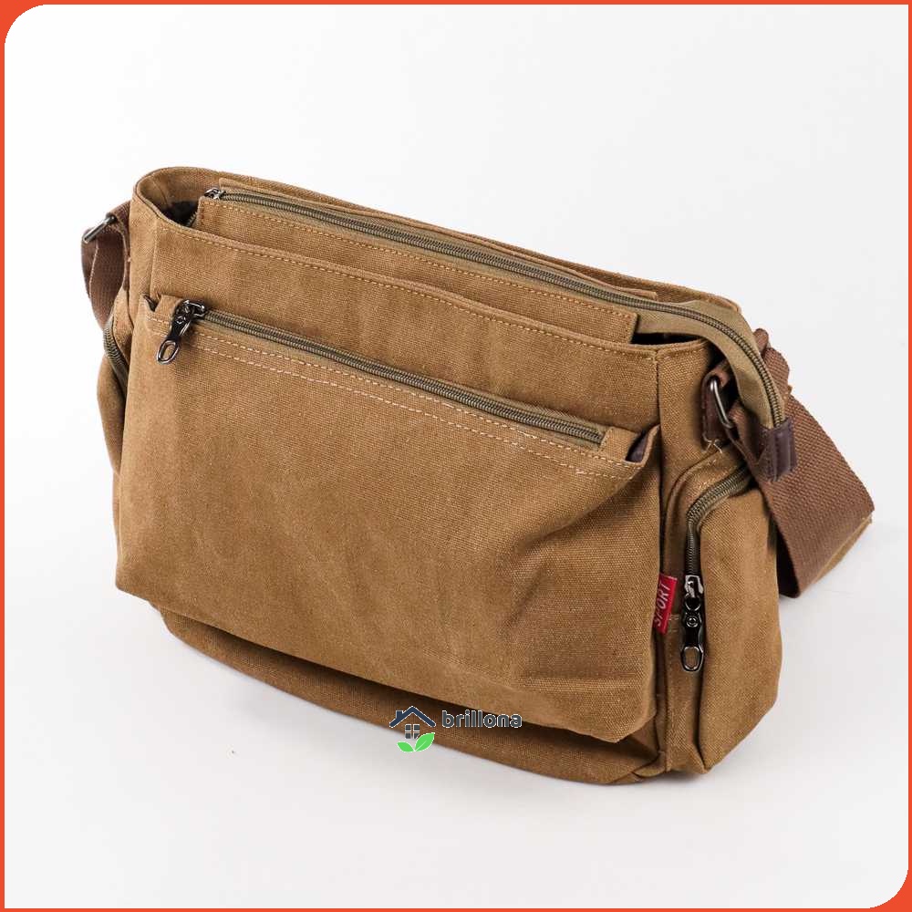 Maibo Manjianghong Tas Selempang Pria Messenger Canvas Printing - 1124