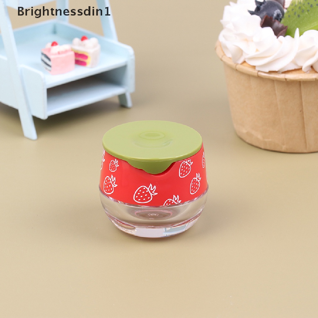 [Brightnessdin1] 1pc Toples Film Bibir Transparan Mini Portable Kotak Makan Siang Botol Bumbu Plastik Butik