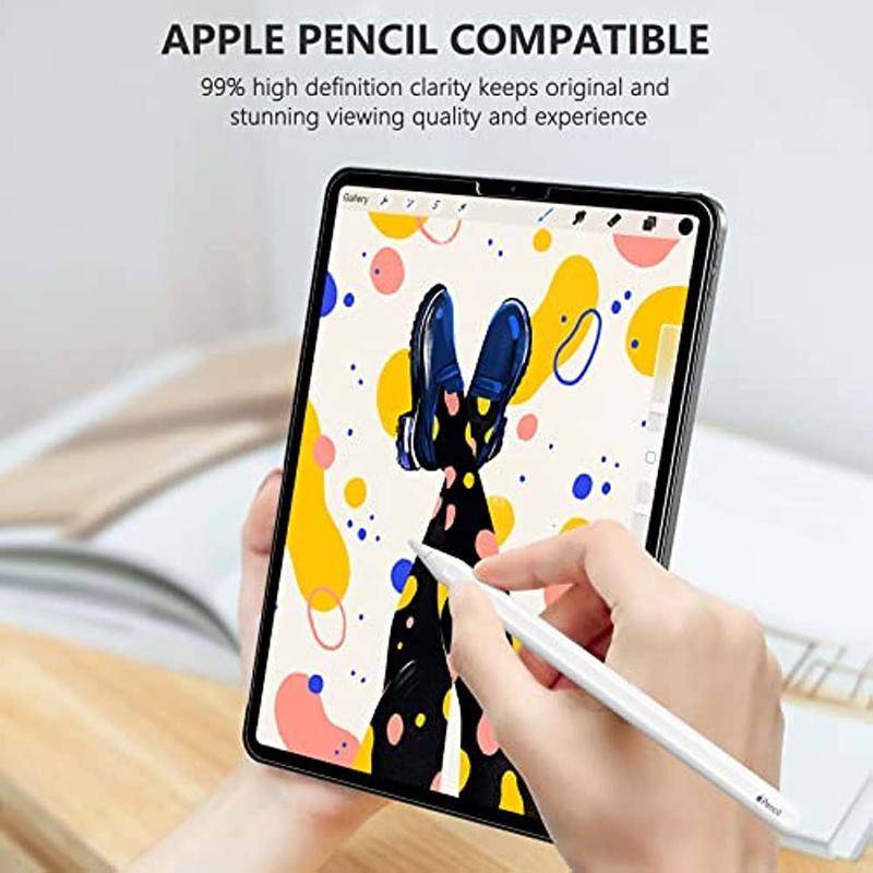 2pcs Untuk iPad Pro 11 12.9 2015 2017 2018 2020 2021 2022 10 9 8 7 6 5 10.9 10.2 9.7 HD Pelindung Layar Tempered Glass Anti Gores Untuk iPad Air Mini6 4 3 2 10.5 10.9 7.9 8.3