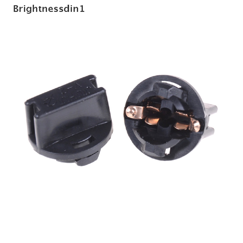 [Brightnessdin1] 10pcs T10 W5W 168192 194 Wedge Instrumen Panel Dash Light Base Socket Butik