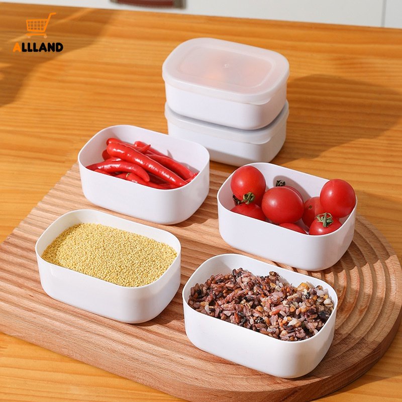 1pc Kulkas Dapur Makanan Fresh-keeping Freezer Box/Butiran Kasar Nasi Micorwave Heatable Bento Box