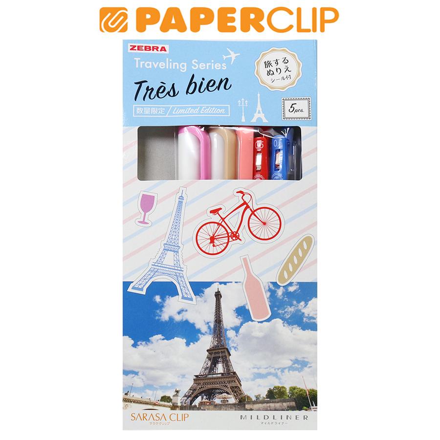 

PAKET ALAT TULIS ZEBRA MILDLINER & SARASA TRAVELLING SERIES - FRANCE