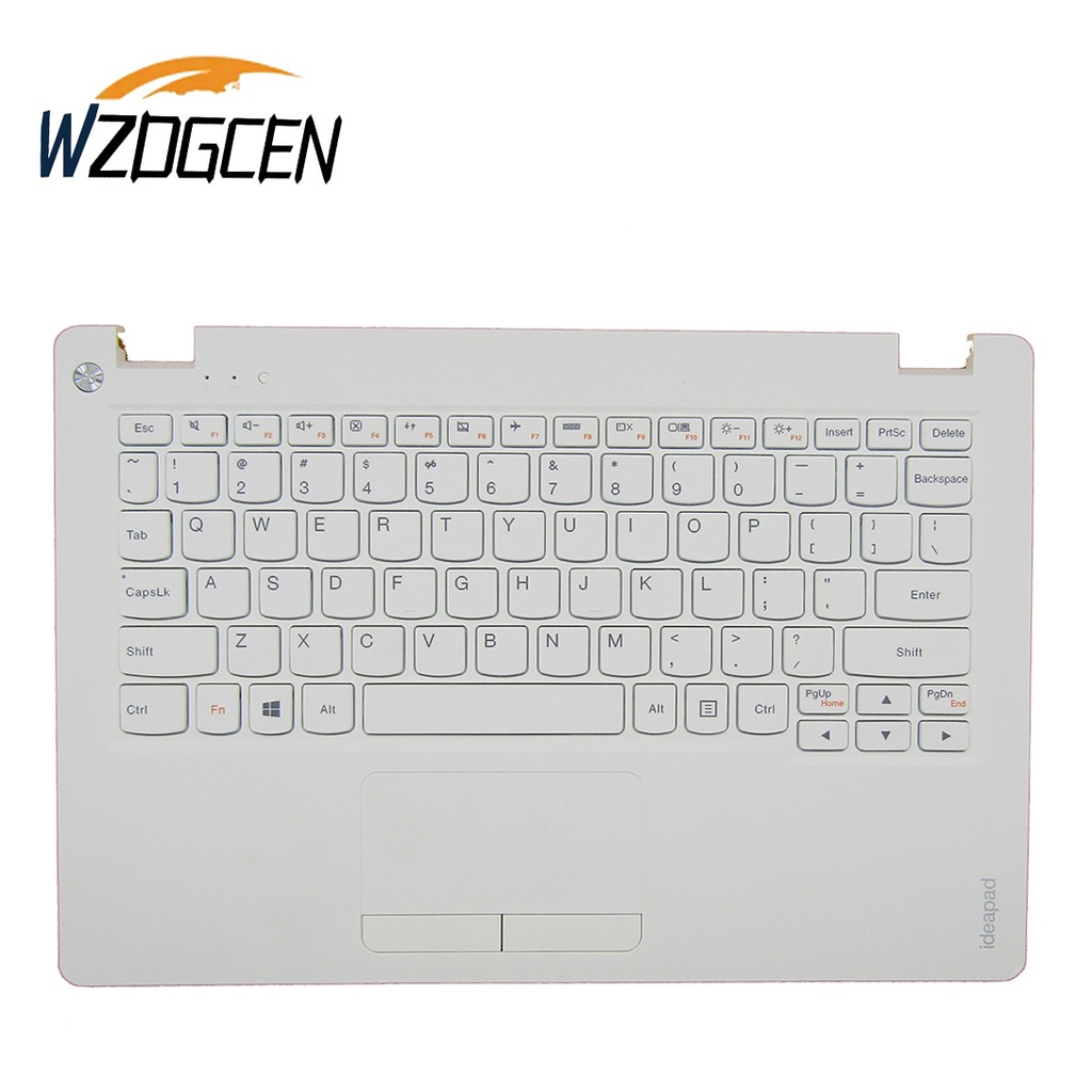 PREORDER New Original white Palmrest Upper Case With Keyboard Touchpad For Lenovo Ideapad 100S-11IBY