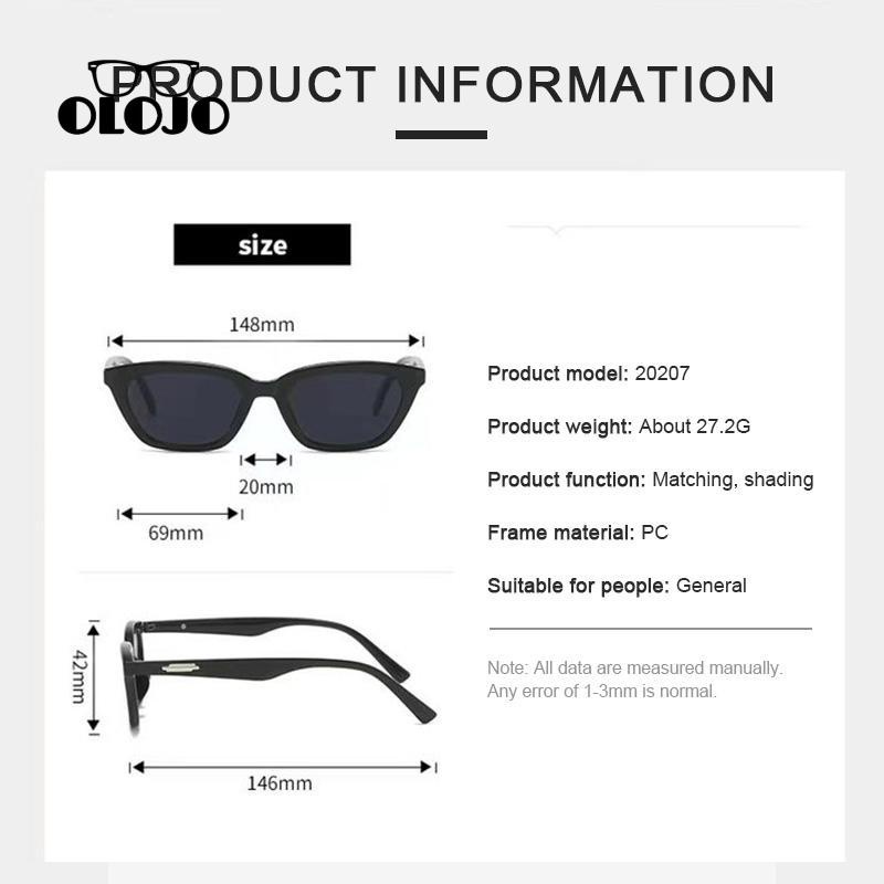 Kacamata hitam gaya Jackson Wang Kacamata pelindung UV gaya jalanan gaya Korea