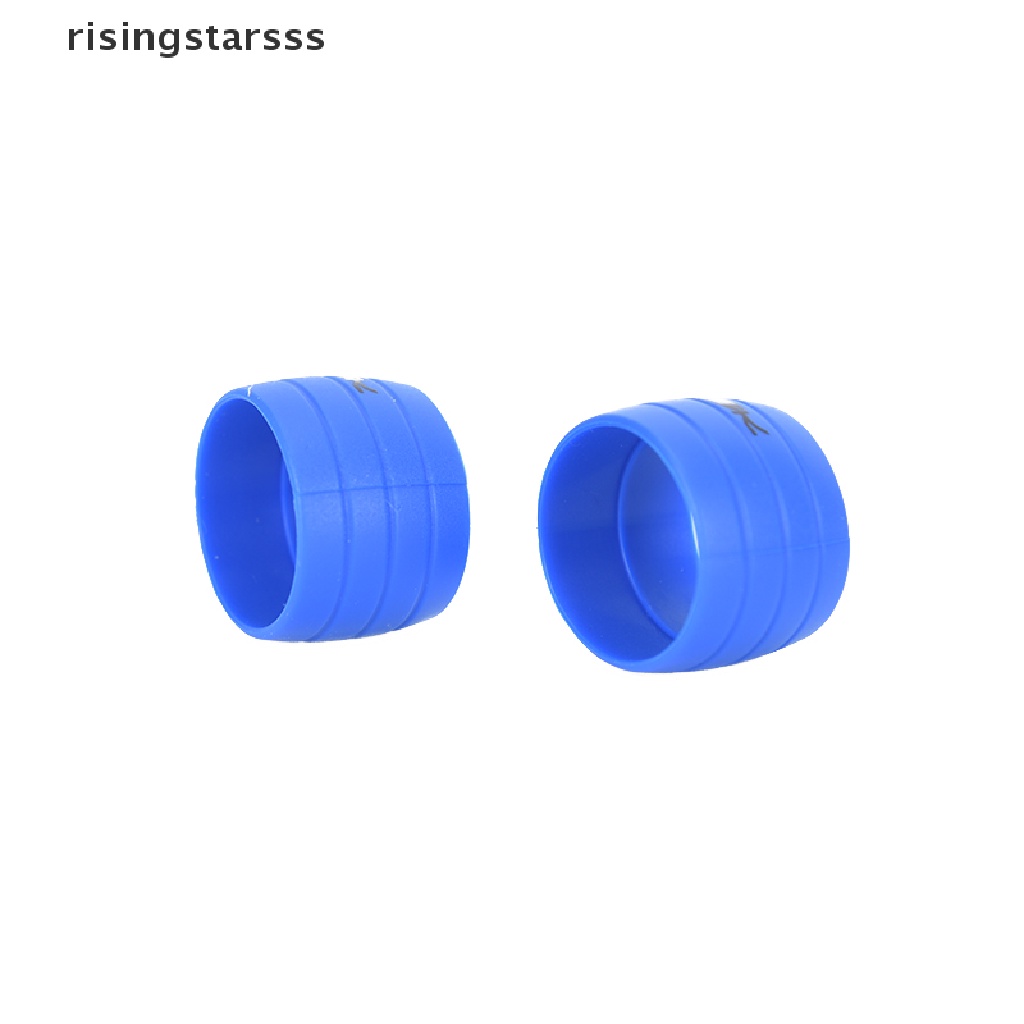 Rsid Span-new 1pasang Bike Silicone Plug Karet Colokan Sepeda Jalan Untuk Bar Tape Strap Silicone Ring  Sepatu Jelly