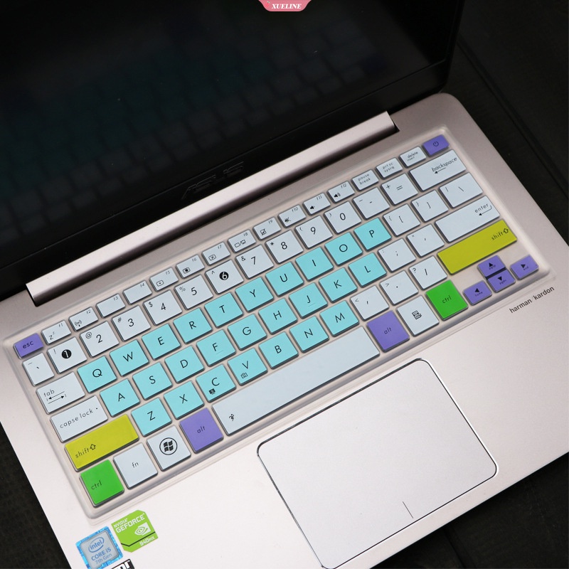 New Cover Keyboard Tinggi Tak Terlihat Untuk 13.3 &quot;ASUS U4000UQ7200 UX410UQ UX430UQ UX410UX UX410 2021laptop Silikon Super Lembut Waterproof Keyboard Cover [ZXL]