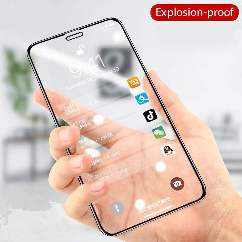 2pcs Full Cover Tempered Glass Untuk Iphone14 13 12 11 Pro MAX Plus Mini Pelindung Layar Untuk iPhone X XS MAX XR 7 8 6 6S Plus SE 2022 2020 14Plus 13Mini 12Mini Kaca