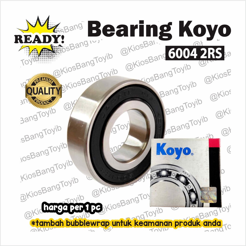 Bearing Laher 6004 2RS As Roda Belakang Yamaha MIO ORI JAPAN (KOYO)