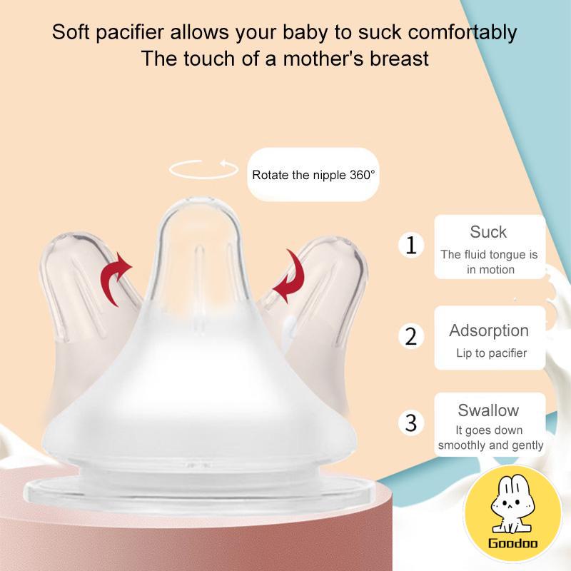 Dot Bayi Pigeon Wide Neck Nipple Silikon Bpa Free -Doo