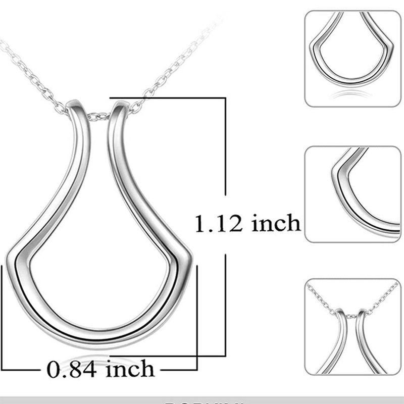 Tempat Cincin Kalung Wanita Cincin Kawin Liontin Kalung Hadiah Ulang Tahun Istri Pacar Ring Keepers