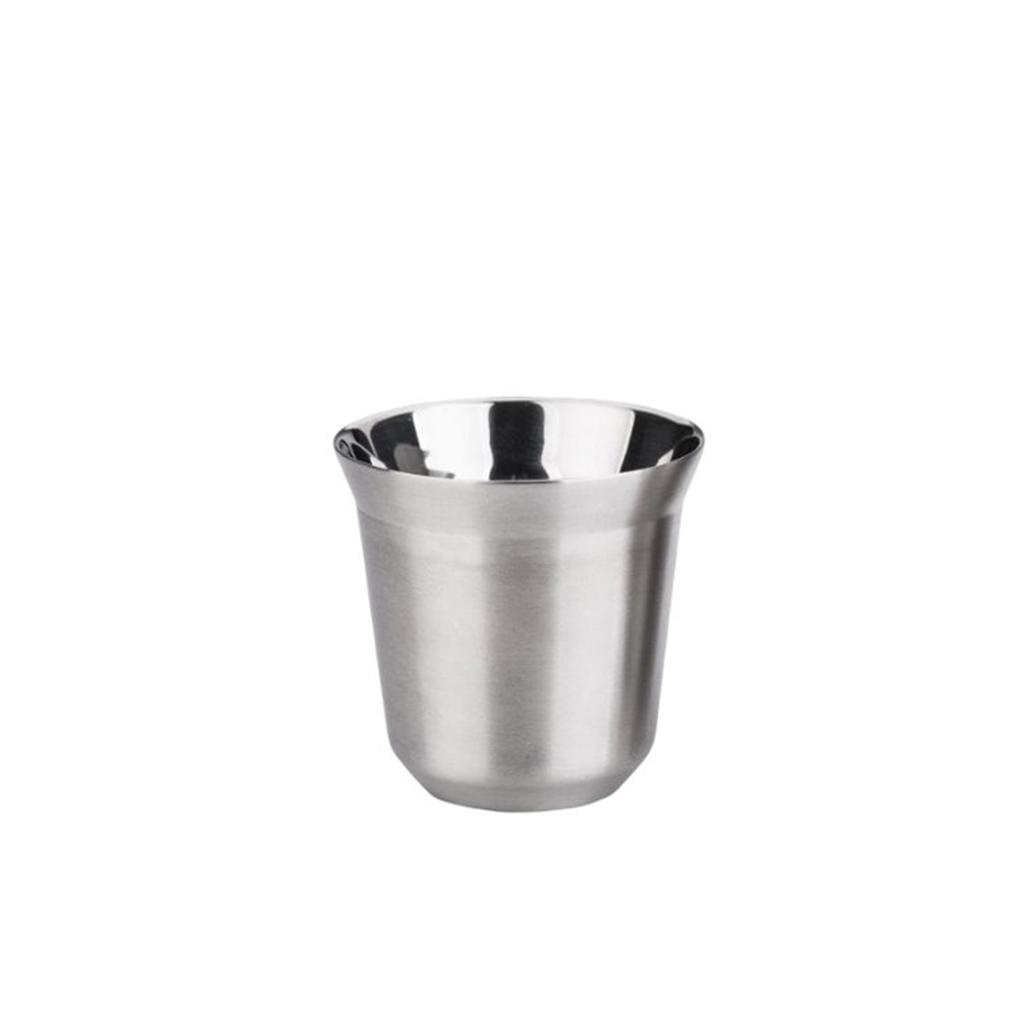 Stainless Steel Double Wall Mug Kopi Susu Air Kreatif Portabel Mug Cangkir Restoran Dapur Perlengkapan Kantor Hadiah