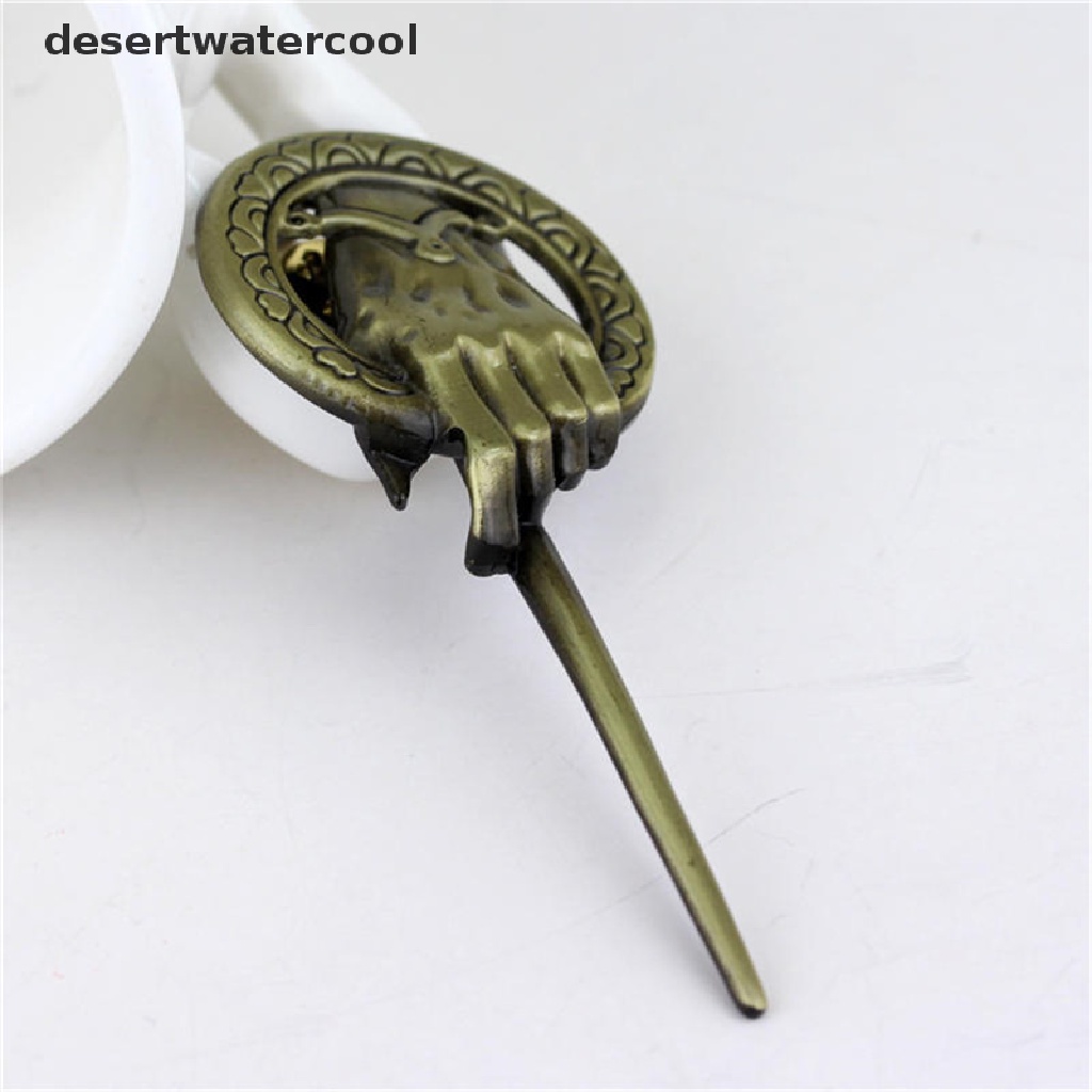 Deid Baru Menawan Game of Thrones Tangan Raja Kerah Replika Kostum Pin Bros Bros Gaun Kecil Yang Raja Kerah Game of Thrones Baru Dan Fascinag N/ A N/ A N/