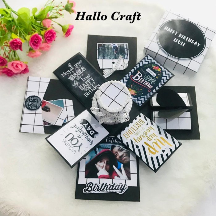 

⭐BISA COD⭐ Scrapbox Ready Stock tema Birthday / Kado Ulangtahun