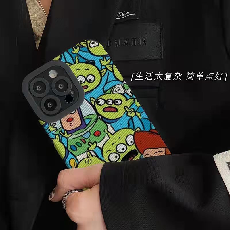 Cute Three-eyed Monster Soft Case HP OPPO A91 F11 F9 Pro A3S A9 A5 A31 A53 A33 2020 A7 A5S A12 A11K A52 A92 A83 A55 A56 A55S A95 FTD Stripe Casing Realme C1 X XT Reno 2F 3 5 6 5G