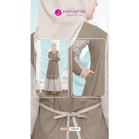 Terbaru ✨ Dress Syar'I Rauna Couple Pasangan Rgd 32 Rkk 32 Gamis Fashion Muslim Ada✅ / Gamis Elbina 