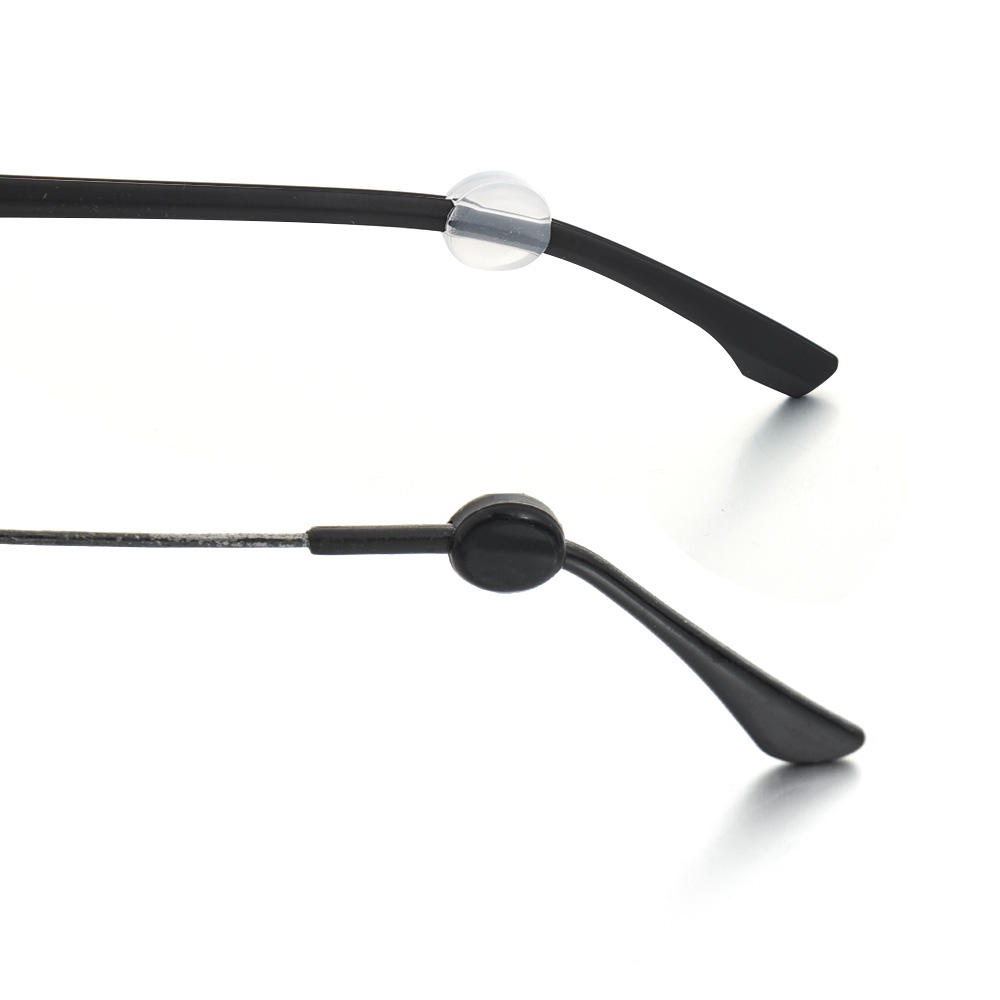 Penahan Anti slip Kacamata Pegangan Telinga Kacamata Olahraga Eyeglasses Temple Tips Penahan Lengan Kaca Mata Silikon Ear Hook Lembut Nyaman