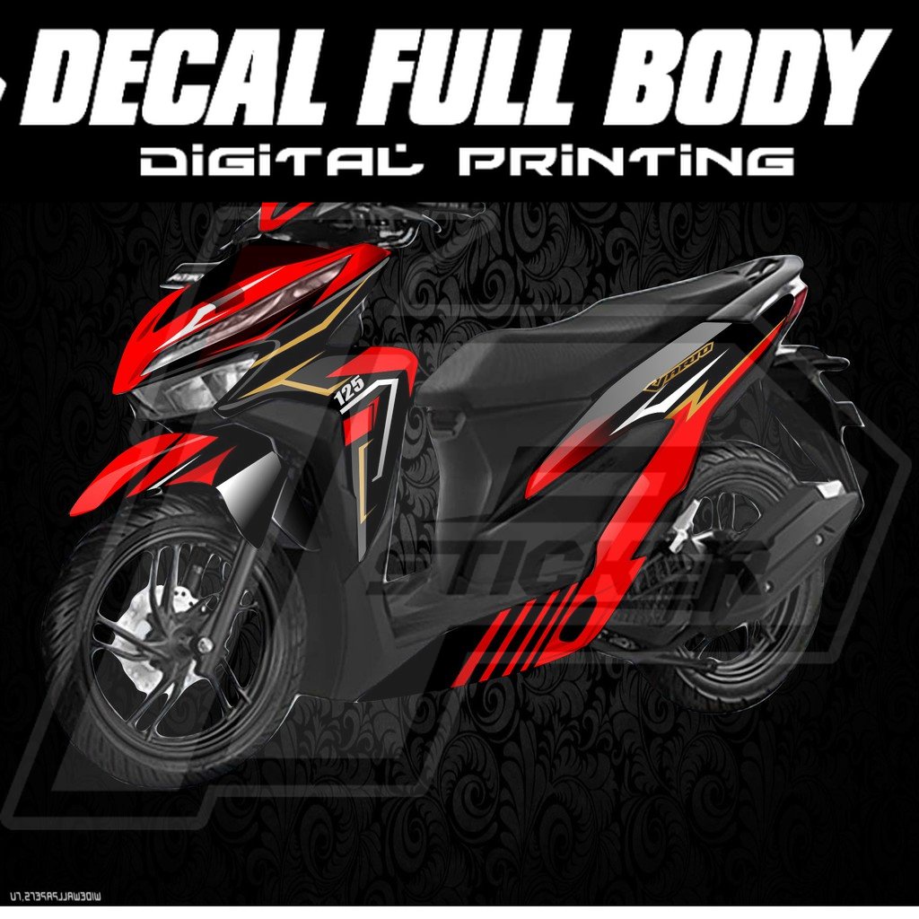decal stiker full body vario new 125 dan 150 kode 08