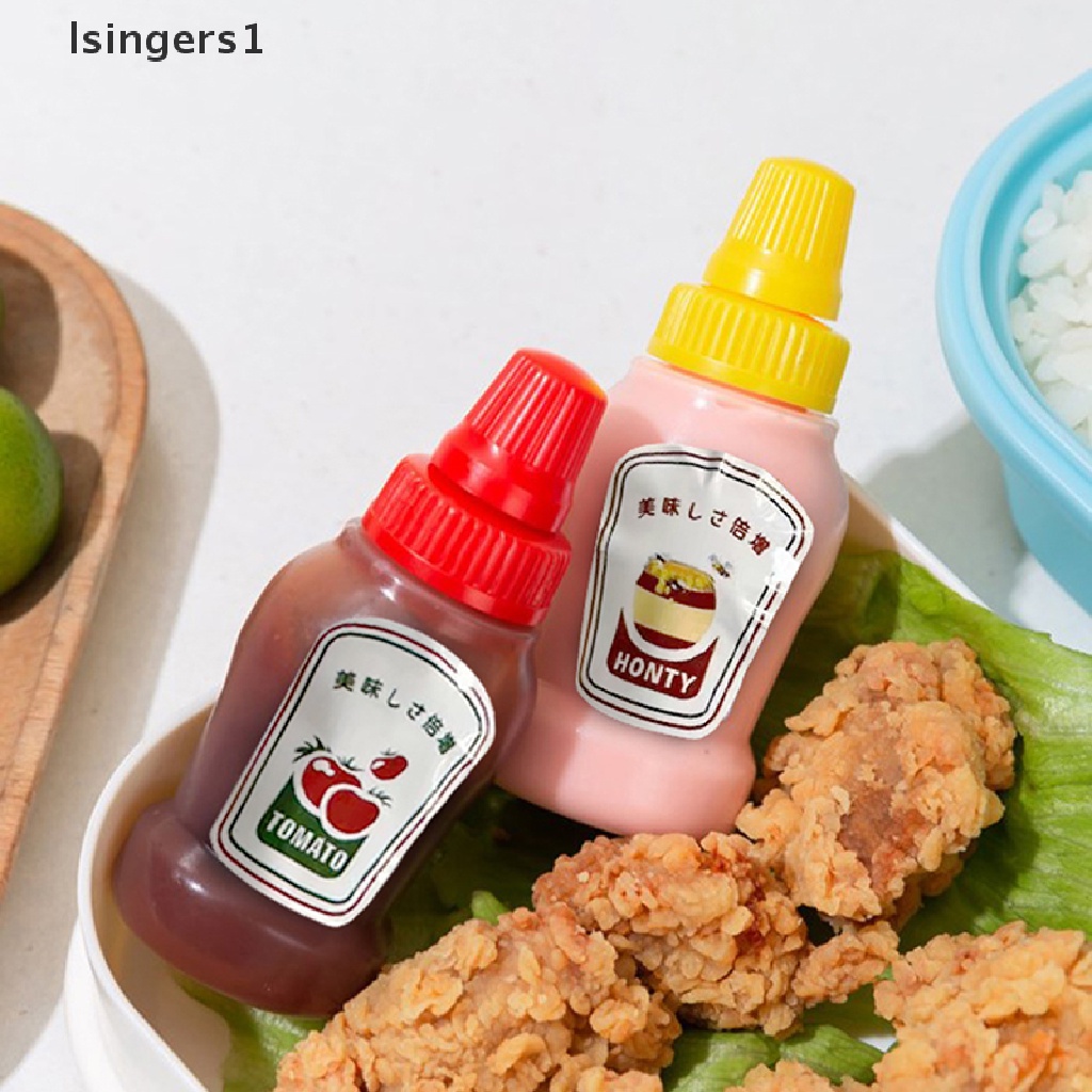 [lsingers1] Squeeze Sauce Botol Kecap Portable Wadah Rias Salad Kecil Bento Box Butik