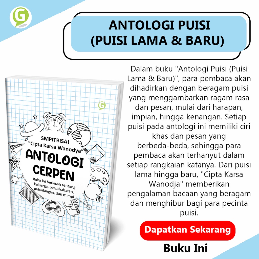 Buku Antologi Cerpen "Cipta Karsa Wanodya" Santri SMPIT Al - Multazam SMPITBISA - Guepedia