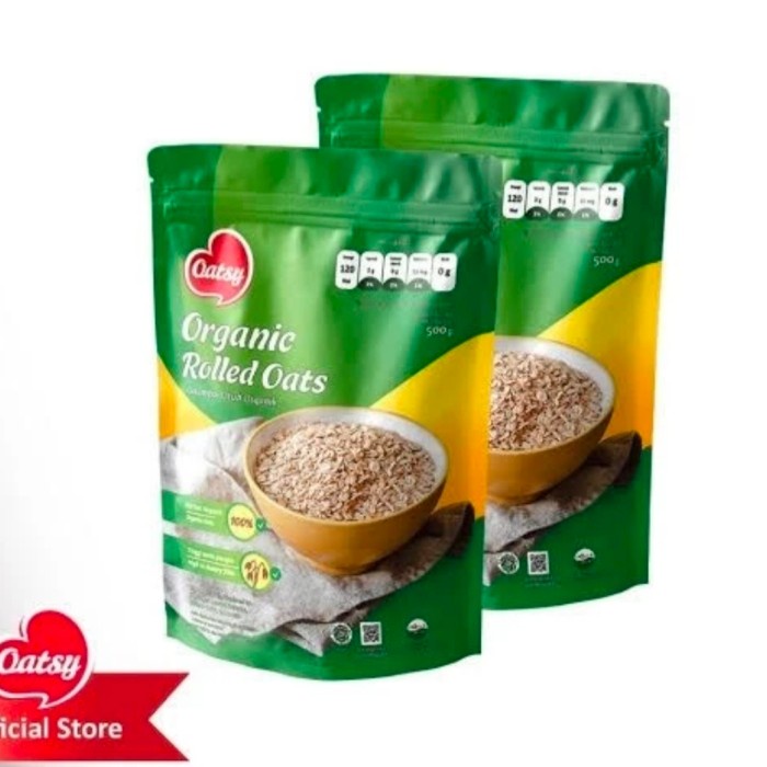 

[Ready Stock] OATSY GLUTEN FREE - ROLLED OATS - INSTANT OATMEAL 500 GRAM - ROLLED OATS