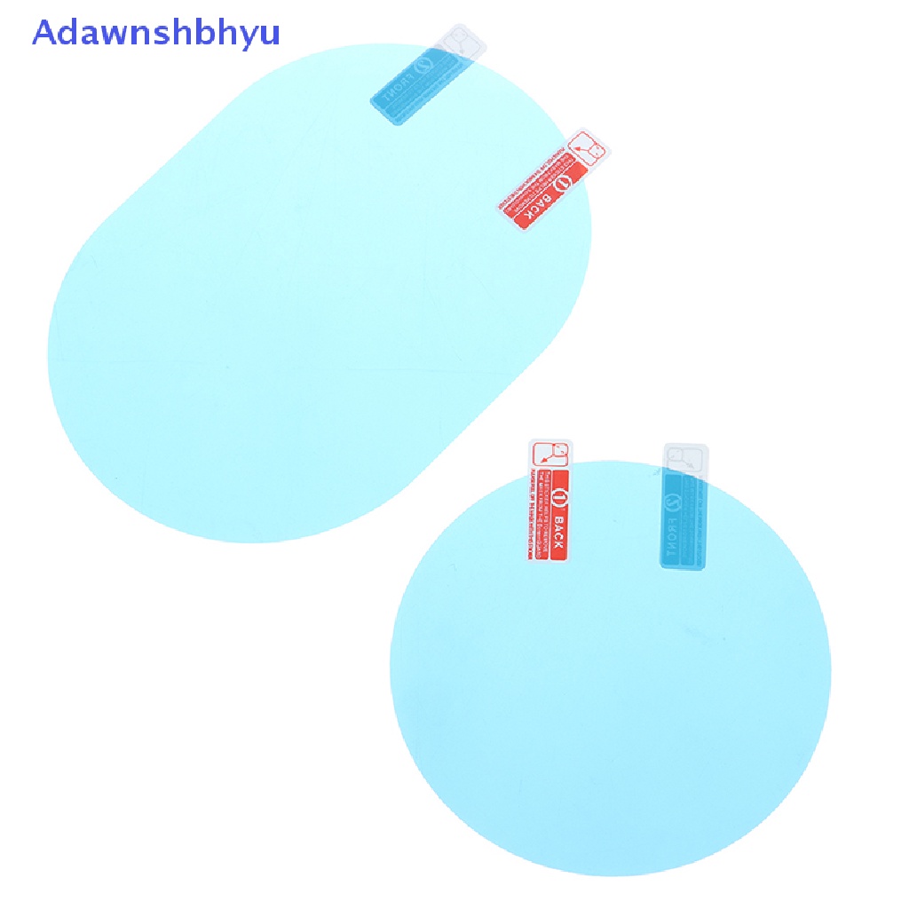 Adhyu 2PCS Stiker Kaca Spion Mobil Anti Hujan Film Pelindung Anti Kabut Pelindung Rain Shield ID