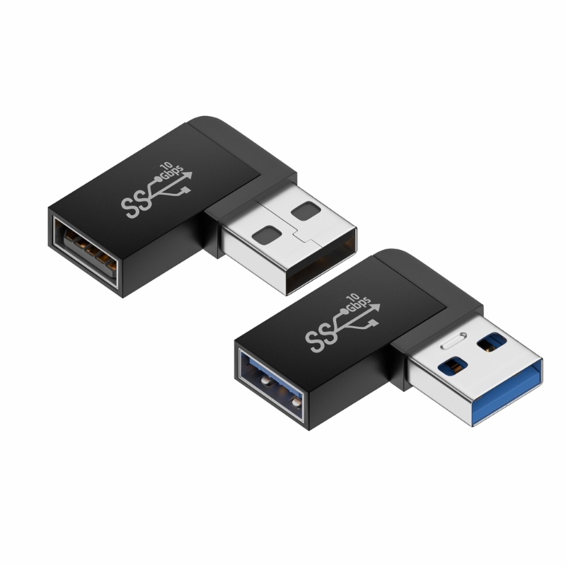 Gro Adapter Ekstensi USB3 0derajat Kanan Atas Bawah Siku Untuk PC